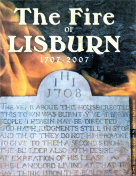 The leaflet produced by Plantation Road Gospel Hall showing the memorial plaque which commemorates the fire.