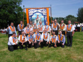 Quilly True Blues L.O.L. 442 pictured at the Twelfth of July demonstration in Loughbrickland - 2005.