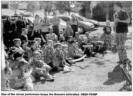 One of the circus performers keeps the Beavers enthralled. US26-784SP