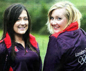 Ashleigh Russell and Charlotte Orr who are going as Volunteers to the London 2012 Olympic Games. US3012104A0