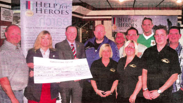 The Resurgam Trust which is based in Old Warren and has a remit covering the greater Lisburn area, raised a total of £2675 for their chosen charity and staff and volunteers proudly presented a cheque for this in the company of Brenda Hale, MLA for Lagan Valley.