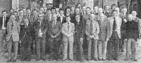 Members of Lisburn and District Angling Club before they left for a weekend's fishing 36 years ago in May 1976.The 42 anglers caught 162 fish between them over the two days. The picture was sent in by Star reader George Wills