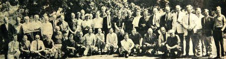 Members of Lisburn Golf Club pictured with their captain Mr Arthur Johnston during Captain's Day in June 1969.