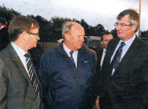 Willie Frasier, Jim Allister and Tom Elliott. Picture Mark Marlow/pacemaker.