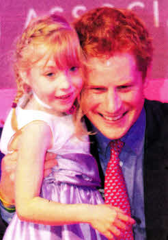 Hope Hillis left her mark on Prince Harry when she met him at the Well Child Awards in London in more ways than one. Hope, who has endured over 50 major operations, was named as a winner at the ceremony.