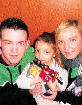 Donal Doherty and Bronagh Doran at tarlungeni orphanage