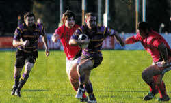 Chris Henderson in action for Instonians.