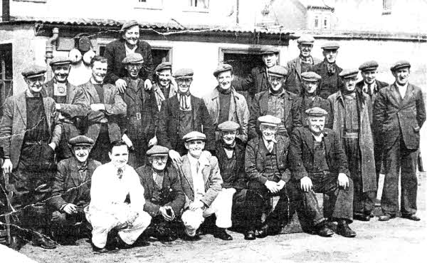 Lisburn Council workforce in 1948 - 1949 taken in Wallace Avenue.