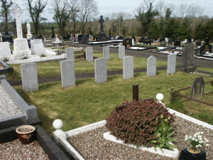 War Graves, JACK LLOYD SNIDER buried rear row right hand side