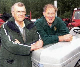 Howard Moore and Ken Ellis with a 1949 Ferguson TED-20 tractor. US3309-539cd