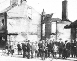 Devastation in Bow Street