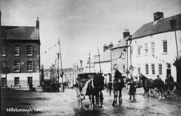 Hillsborough Town Square c1892