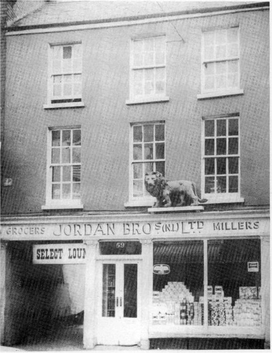 Jordan's Shop Bow Street 1958