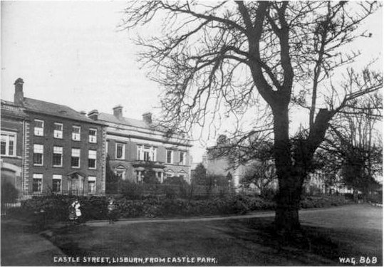 Wallace House and Its neighbours, c.1910 